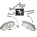 Double Dome Surgery Ceiling Mounted Shadowless Operation LED Lamp